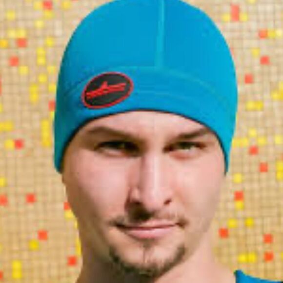 LITEWAVE NEODOME BEANIE Blue Beanie with Logo - Picture 1 of 3